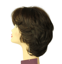 Load image into Gallery viewer, Linda Dark Brown With Brown Highlights Skin Top Size M PRE-CUT