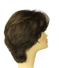 Load image into Gallery viewer, Linda Dark Brown With Brown Highlights Skin Top Size M PRE-CUT