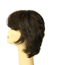 Load image into Gallery viewer, Linda Dark Brown With Brown Highlights Skin Top Size M PRE-CUT