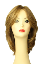 Load image into Gallery viewer, Shlomit BLONDE WITH HIGHLIGHTS MULTI-DIRECTIONAL Skin Top Size L PRE-CUT