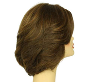Load image into Gallery viewer, Dorothy Light Brown With Blended Lowlights And Highlights Multi-Directional Skin Top Size M Pre-Cut