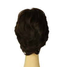 Load image into Gallery viewer, Linda  DARK BROWN WITH REDDISH HIGHLIGHTS MULTI-DIRECTIONAL Skin Top Size L PRE-CUT