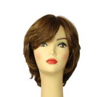 Load image into Gallery viewer, Linda Light Brown With Warm Blonde Highlights Multi-Directional Skin Top Size S