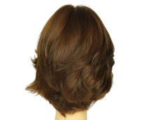 Load image into Gallery viewer, Dorothy Brown With Reddish Highlights Multi-Directional Skin Top Size M Pre-Cut