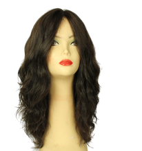 Load image into Gallery viewer, Katrina EXTRA LONG Deep Dark Brown With Brown Highlights MULTI-DIRECTIONAL Size M