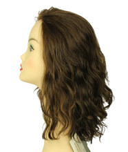 Load image into Gallery viewer, Avalon fall wavy DARK BROWN WITH LIGHT BROWN HIGHLIGHTS MONO-DIRECTIONAL TOP SIZE S