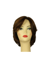 Load image into Gallery viewer, Linda warm Brown with reddish highlights MULTI-DIRECTIONAL Skin Top Size m PRE-CUT