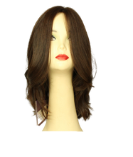 Load image into Gallery viewer, Riva PRE-CUT Dark Brown with reddish highlights Skin Top Size L