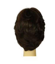 Load image into Gallery viewer, Linda DARK BROWN WITH REDDISH HIGHLIGHTS MULTI-DIRECTIONAL Skin Top Size L PRE-CUT