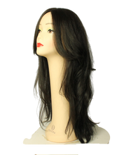 Load image into Gallery viewer, Rina EXTRA LONG DARK Black MULTI-DIRECTIONAL Skin Top Size M PRE-CUT