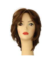 Load image into Gallery viewer, Linda Light Brown With Warm Blonde Highlights Multi-Directional Skin Top Size L