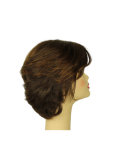 Load image into Gallery viewer, Linda warm Brown with reddish highlights MULTI-DIRECTIONAL Skin Top Size m PRE-CUT