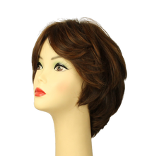 Load image into Gallery viewer, Linda warm Brown with reddish highlights MULTI-DIRECTIONAL Skin Top Size m PRE-CUT
