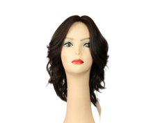 Load image into Gallery viewer, Shlomit Dark Brown With Reddish Highlights Skin Top Size M