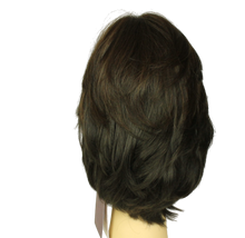 Load image into Gallery viewer, Olivia Dark Brown With Brown Highlights Multi-Directional Skin Top Size M Pre-Cut