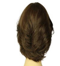 Load image into Gallery viewer, Shlomit Brown With Red Highlights Skin Top Size M Pre-Cut