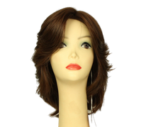 Load image into Gallery viewer, Shlomit Brown With Red Highlights MULTI-DIRECTIONAL Skin Top Size S PRE-CUT
