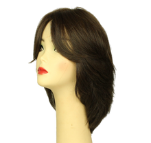 Load image into Gallery viewer, Olivia Dark Brown With Brown Highlights Skin Top Size M Pre-Cut