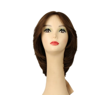 Load image into Gallery viewer, Shlomit Brown With Reddish Highlights Skin Top Size S
