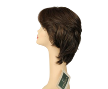Load image into Gallery viewer, Shlomit Dark Brown With Warm Highlights Skin Top Size M