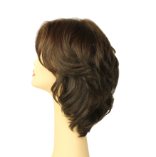 Load image into Gallery viewer, Olivia Deep Dark Brown With Red Highlights Multi-Directional Skin Top Size M