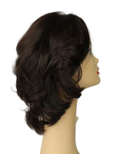 Load image into Gallery viewer, Shlomit Dark Brown With Red Highlights Skin Top Size S