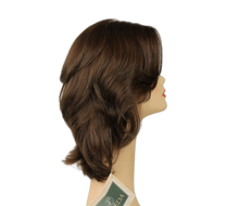 Load image into Gallery viewer, Shlomit Dark Brown With Warm Highlights Skin Top Size M