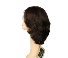 Load image into Gallery viewer, Shlomit Dark Brown With Brown Highlights Skin Top Size S