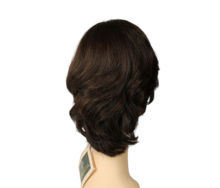 Load image into Gallery viewer, Shlomit Dark Brown With Brown Highlights Skin Top Size S