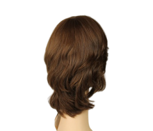 Load image into Gallery viewer, Shlomit Medium Brown With Blonde Highlights Skin Top Size S