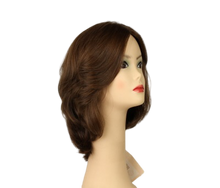 Load image into Gallery viewer, Shlomit Medium Brown With Blonde Highlights Skin Top Size S