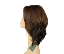 Load image into Gallery viewer, Shlomit Medium Brown With Blonde Highlights Skin Top Size M

