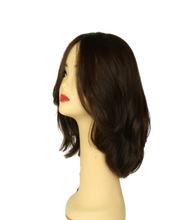 Load image into Gallery viewer, Riva PRE-CUT DARK BROWN WITH BROWN HIGHLIGHTS Skin Top Size S
