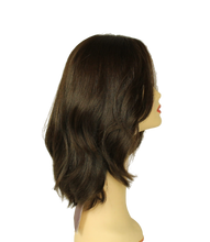 Load image into Gallery viewer, Riva PRE-CUT DARK BROWN WITH BROWN HIGHLIGHTS Skin Top Size S
