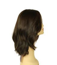 Load image into Gallery viewer, Riva PRE-CUT DARK BROWN WITH BROWN HIGHLIGHTS Skin Top Size S