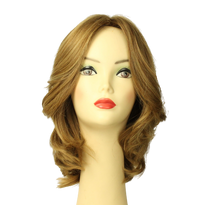 Load image into Gallery viewer, Shlomit BLONDE WITH HIGHLIGHTS MULTI-DIRECTIONAL Skin Top Size M PRE-CUT