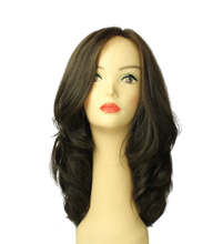 Load image into Gallery viewer, Mimi Deep Dark Brown With Red Highlights Multi-Directional Skin Top Size M