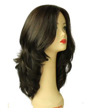 Load image into Gallery viewer, Mimi Deep Dark Brown With Red Highlights Multi-Directional Skin Top Size M