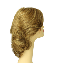 Load image into Gallery viewer, Shlomit Blonde With Highlights MULTI-DIRECTIONAL SKIN TOP SIZE S PRE-CUT