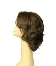 Load image into Gallery viewer, Shlomit Brown With Highlights Skin Top Size S pre-cut