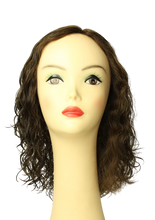 Load image into Gallery viewer, Riva wavy DARK BROWN WITH LIGHT BROWN HIGHLIGHTS Skin Top SIZE M