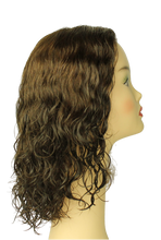 Load image into Gallery viewer, Riva wavy DARK BROWN WITH LIGHT BROWN HIGHLIGHTS Skin Top SIZE M