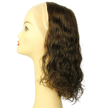 Load image into Gallery viewer, Riva wavy DARK BROWN WITH LIGHT BROWN HIGHLIGHTS Skin Top SIZE M