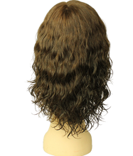 Load image into Gallery viewer, Riva wavy DARK BROWN WITH LIGHT BROWN HIGHLIGHTS Skin Top SIZE M