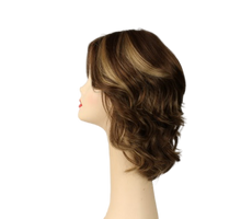 Load image into Gallery viewer, Regina Light Brown With Ash Blonde Highlights Multi-Directional Skin Top Size L