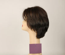 Load image into Gallery viewer, Linda Dark Brown With Brown Highlights Skin Top Size M