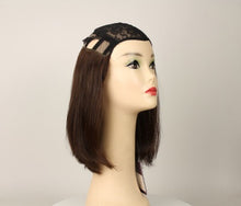 Load image into Gallery viewer, Hat Fall Avalon Dark Brown With Dark Red Highlights Size L 12''