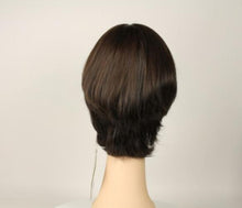 Load image into Gallery viewer, Shlomit  Dark Brown With Brown Highlights Skin Top Size S