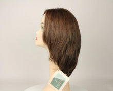 Load image into Gallery viewer, Shlomit Medium Brown With Blonde Highlights Skin Top Size S