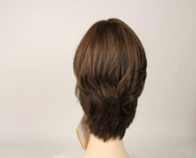Load image into Gallery viewer, Shlomit Medium Brown With Blonde Highlights Skin Top Size L